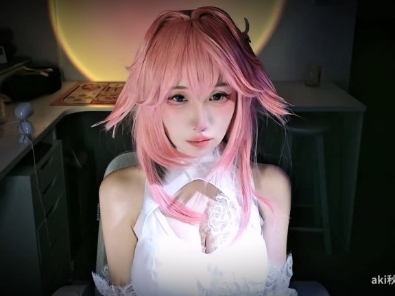 《在线》姐姐超润口水画神子旗袍展示孔雀鱼~ Aki秋水ASMR