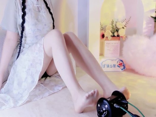 《在线》【温柔旗袍风长裙】湿漉漉の肉丝足底按摩 兰兰小苍Freesia ASMR